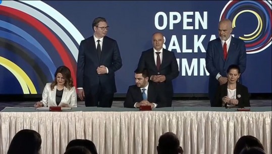 Nënshkruhen marrëveshjet dhe memorandumet nga liderët e Ballkanit të Hapur