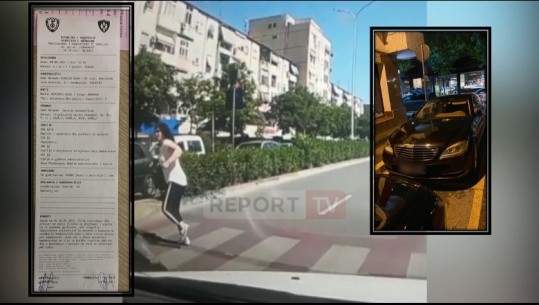 VIDEOLAJM/ Në Tiranë të kalosh në vijat e bardha është rrezik më vete, vetëm fati e shpëton gruan nga ky shofer ‘vrasës’! 'Rrugorja' në operacion i vendos gjobën e majme