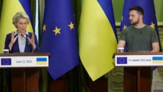 Von der Leyen: Ukraina është në rrugën e duhur për anëtarësimin në BE