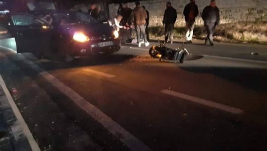 Aksident i rëndë në Shkodër, mjeti përplaset me motoçikletën! Plagoset 26-vjeçari, tjetri largohet nga vendngjarja