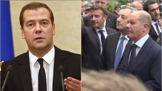 ‘Hani bretkosa, salçiçe dhe spagetit’, fyerja e Medvedevit ndaj vizitës së liderëve evropian