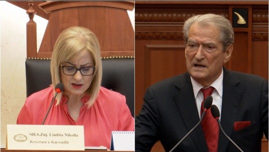 Berisha debat me Nikollën: Po shkelni ligjin, po e drejton parlamentin me urdhrat e Ramës! Kryetarja e Kuvendit: Ja e vërteta për rezolutën e gjenocidit serb