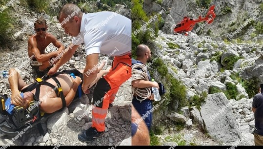 Himarë/ Po punonte te burimet! Punonjësi i Ujësjellësit ra në greminë në Malin e Çikës, transportohet me helikopter drejt Tiranës