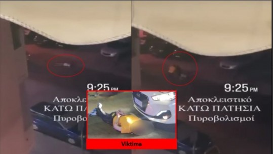 Publikohen pamjet e vrasjes së shqiptarit në Athinë, u ekzekutua në mes të rrugës (VIDEO)