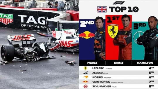 Formula 1/ ‘Ferrari’ triumfon në Angli, Sainz më i shpejti! Kampioni i botës Verstappen e mbyll në vend të shtatë