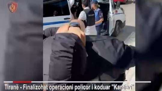 Tiranë/ Vodhën materialet e ndërtimit në firmën ku punonin, arrestohen 3 persona (VIDEO)