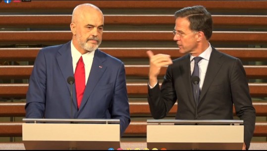 Rutte: Duam të kemi një nismë të përbashkët Shqipëri-Holandë për integrimin në BE