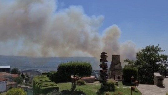 Zjarri në Krastë të Krujës, Burime: Është kërkuar ndërhyje nga ajri për shuarjen e flakëve, por helikopterët janë në remont