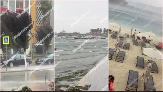 I gjithë vendi ‘pushtohet’ nga moti i keq, reshjet e shiut largojnë pushuesit nga zonat bregdetare 