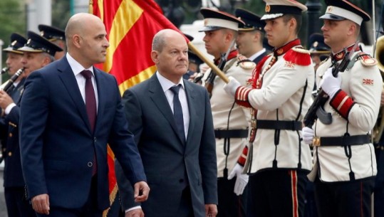Olaf Scholz, letër Maqedonisë së Veriut: Pranoni propozimin francez! Negociatat duhet të hapen