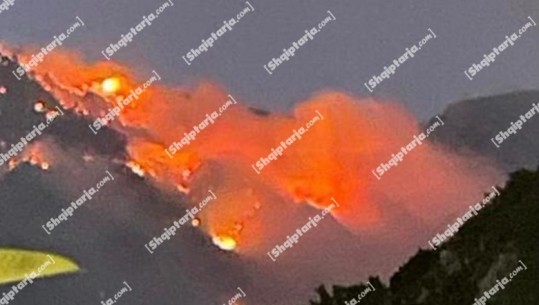 Zjarri në Malin e Çikës, reagon Ministria e Mbrojtjes: Vihen nën kontroll flakët nga drejtimi i Palasës, vijon puna në drejtim të Himarës