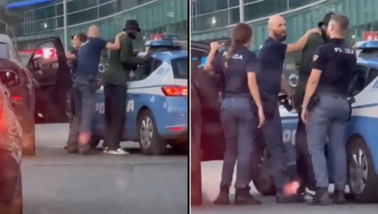 E ngatërruan me një tjetër person, policët me armë kontroll të imtësishëm futbollistit të Milanit (VIDEO)