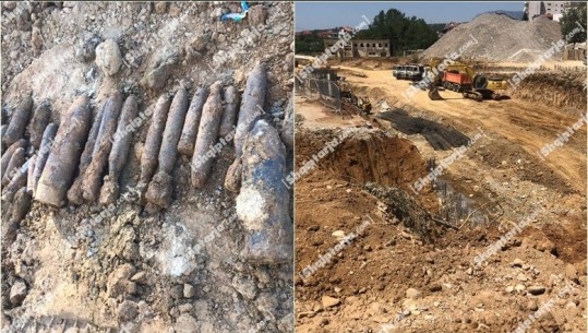 Punimet për Unazën e Madhe në Tiranë, gjenden 23 predha luftarake gjatë gërmimeve