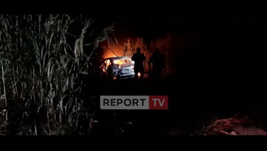 Ekskluzive/ Report Tv siguron VIDEO, ja momenti kur digjet makina e autorëve të atentatit në Milot
