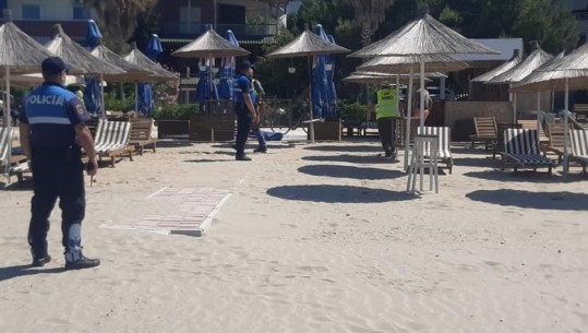 'Bregdeti i lirë në Durrës', sekuestrohen 20 komplete me çadra dhe shezlongë, nën hetim një person