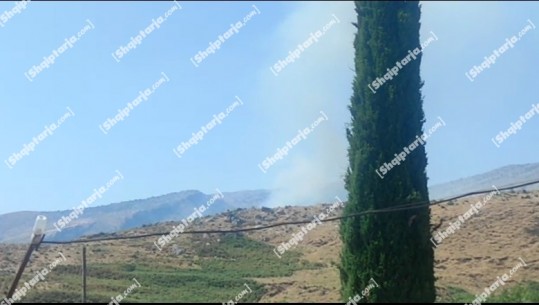 Zjarr në Gjirokastër, dyshohet se dy fëmijë i kanë vënë flakën një grumbulli me mbeturina (FOTO) 