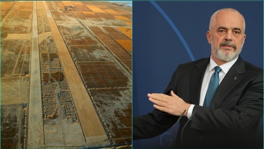 Rama publikon foton: Pista e Aeroportit Ndërkombëtar të Vlorës ka marrë formën e saj
