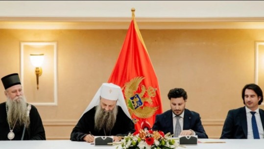 Në masa të rrepta sigurie, Mali i Zi nënshkruan marrëveshjen me Kishën Serbe! Gjukanoviç paralajmëron votëbesim ndaj Abazoviçit