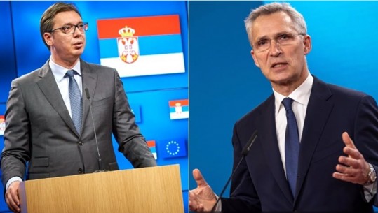 Stoltenberg telefonon Vuçiçin: NATO do të ndërhyjë nëse rrezikohet stabiliteti në Kosovë