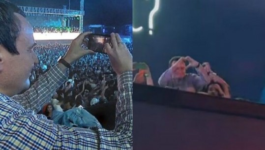 VIDEO/ Kurti shijon ‘Sunny Hill Festival’ nga tribuna VIP, përshëndet publikun në mënyrën më të veçantë