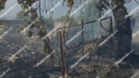 Zjarri në Dushkarak të Selenicës, digjen tubacionet e furnizimit me ujë të pijshëm