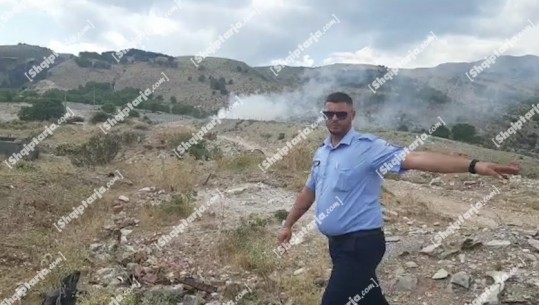 Bashkia në Gjirokastër i vë flakën plehrave në vendgrumbullim, policët bashkiakë pengojnë Report Tv të filmojë (VIDEO)