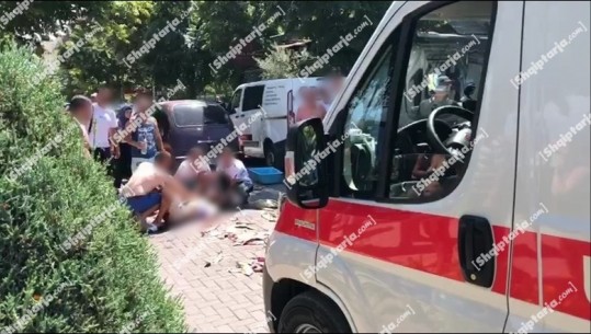 Pamje të rënda, këmbësori plagoset në shëtitoren e Pogradecit! Qytetarët mblidhen te i lënduari, rruga mbulohet nga gjaku 