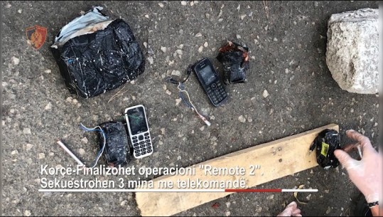Korçë, vijon operacioni 'Remote', sekuestrohen 3 mina me telekomandë, arrestohet poseduesi