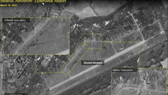 Shpërthime në një bazë ushtarake në Bjellorusi, dyshohet se u përdor nga rusët për të sulmuar Ukrainën