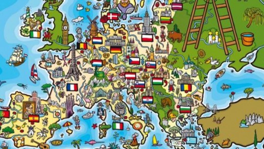 'Diskriminuese', KE publikon hartën e Europës në Ditën e Rinisë, ja si paraqiten vendet e Ballkanit Perëndimor! 