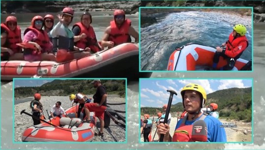 REPORTAZH/ Turizmi i aventurës në Përmet, rafting në lumin Vjosë