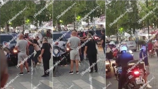 VIDEOLAJM/ Dhunë policisë teksa po e shoqëronte, arrestohet 32-vjeçari dhe nën hetim në gjendje të lirë e dashura e tij në Vlorë