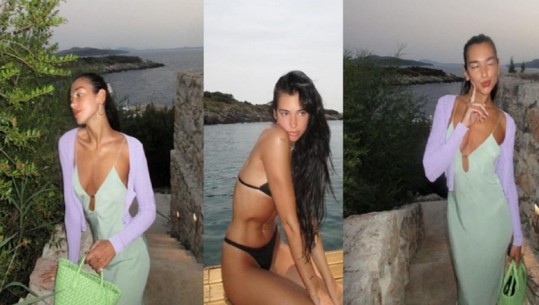 Në super formë, Dua Lipa ndan me fansat foto nga pushimet në bregdetin e Shqipërisë
