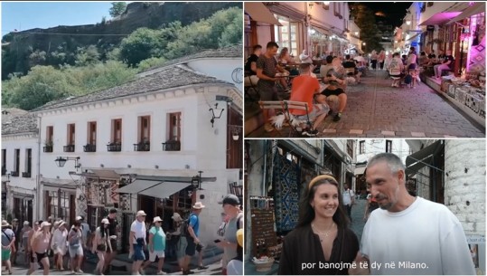 Qyteti i Gjirokastrës gjallërohet me turistë të huaj: Është më i bukuri në Shqipëri! E veçantë mikpritja e ngrohtë