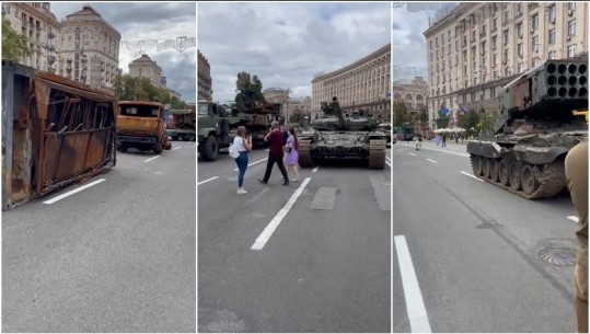 Ukrainë/ Ministria e Mbrojtjes publikon tanket ruse të shkatërruara: Kujtesë për diktatorët! Jemi komb i lirë dhe i guximshëm