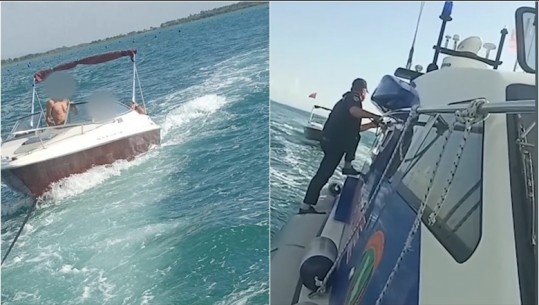 Iu prish skafi në det të hapur, policia e Lezhës shpëton katër pushuesit (VIDEO)