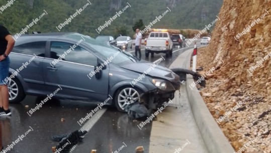 Aksident në aksin Ura e Kardhiqit -Sarandë, 2 automjete përplasen më njëra-tjetrën