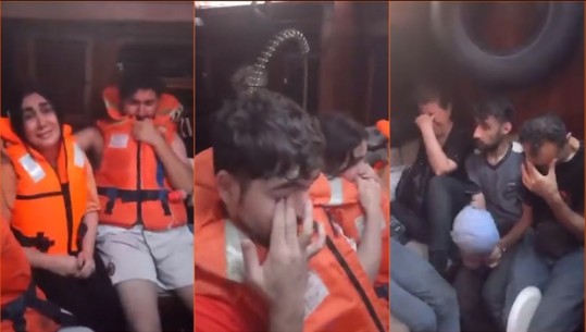 Pa ushqim dhe pa ujë në një anije të dëmtuar, 85 emigrantë nga Irani dhe Iraku, enden në ujërat e detit Jon! Mes tyre gra dhe fëmijë (VIDEO)
