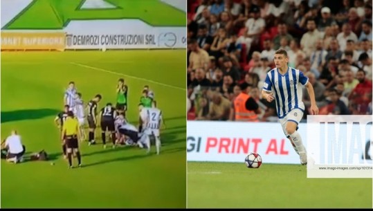 VIDEO nga momentet e panikut tek Egnatia-Tirana, lojtarit bardheblu i bie të fikët në mes të ndeshjes! Ndërpitet loja për disa minuta 