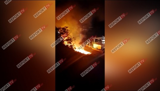 ‘I përpirë’ nga flakët, Report Tv sjell videon nga zjarri në barin veror ‘Coco Bongo’ në Vlorë