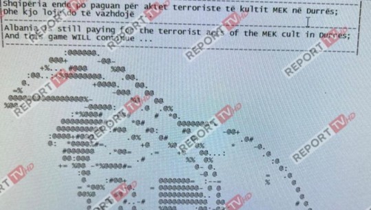 Irani sërish sulm kibernetik në Shqipëri, ja IMAZHI që i shfaqet Policisë te sistemi TIMS: Kjo lojë do të vazhdojë