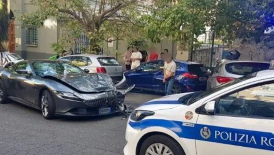 34-vjeçari shqiptar humb kontrollin e 'Ferrarit' dhe godet 4 makina të tjera në Itali! Aksident me mijëra euro dëme