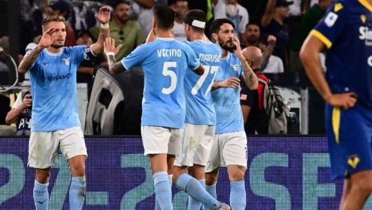Lazio-Verona 2-0, Immobile dhe Luis Alberto tërheqin zvarrë 'bardhekaltrit'