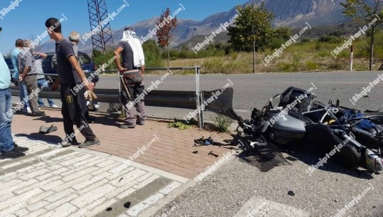 Aksident i rëndë në Gjirokastër, motoçikleta përplaset me ‘Fuoristradën’, plagoset 35-vjeçarja! Shoqërohet në spital në gjendje kritike