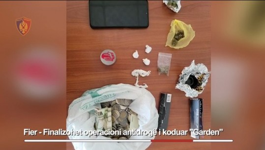 Shpërndante lëndë narkotike, vihet në pranga 33-vjeçari në Fier! I sekuestrohen hashash, kokainë e një sasi parash (VIDEO)