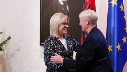 Misioni i BE-së në Tiranë, kryetarja e Kuvendit, Nikolla takohet me Ambasadoren e BE në Shqipëri Hohmann