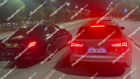 VIDEOLAJM/ Gara me makina super luksoze në Tiranë i publikojnë në Tik-Tok, policia arrin të identifikojë 'anglezin' , drejtuesi i mjetit me targa shqiptare në kërkim 