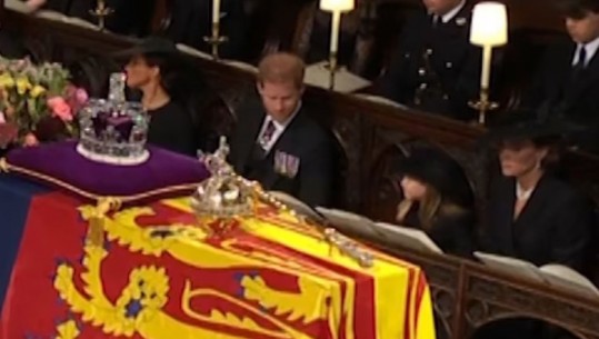 Momenti më i ëmbël në ceremoninë e varrimit të mbretëreshës Elizabeth, VIDEO që s’duhet humbur