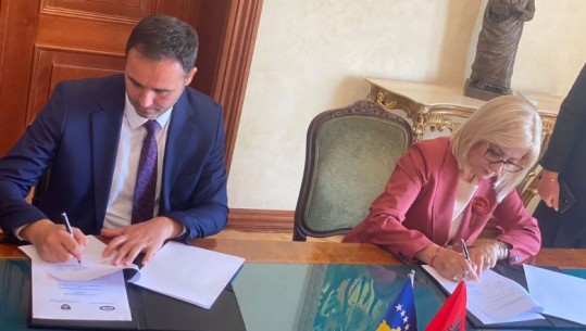 Nikolla pret Konjufcën në Tiranë, nënshkruajnë memorandum bashkëpunimi midis parlamentit të Shqipërisë dhe Kosovës