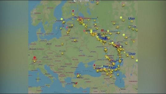 VIDEOLAJM/ Pas thirrjes për luftë të Putin, fluks trafiku ajror, qytetarët ikin nga Rusia